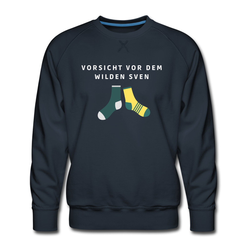 Wilder Sven Herren Premium Pullover - Navy