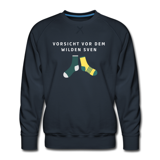 Wilder Sven Herren Premium Pullover - Navy