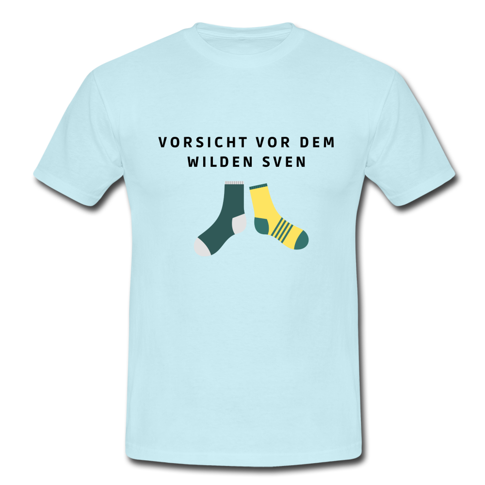 Wilder Sven Herren T-Shirt - Sky