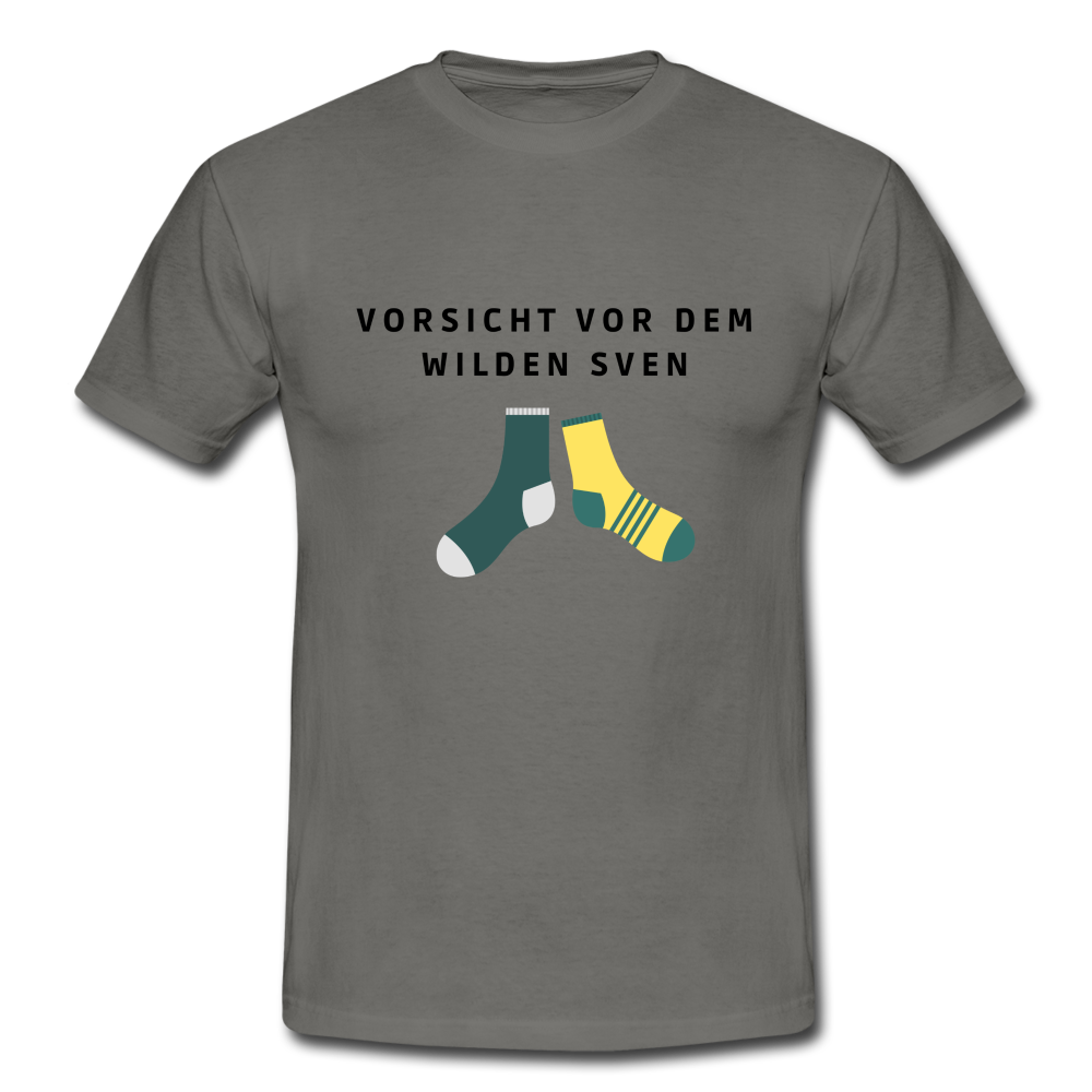 Wilder Sven Herren T-Shirt - Graphit