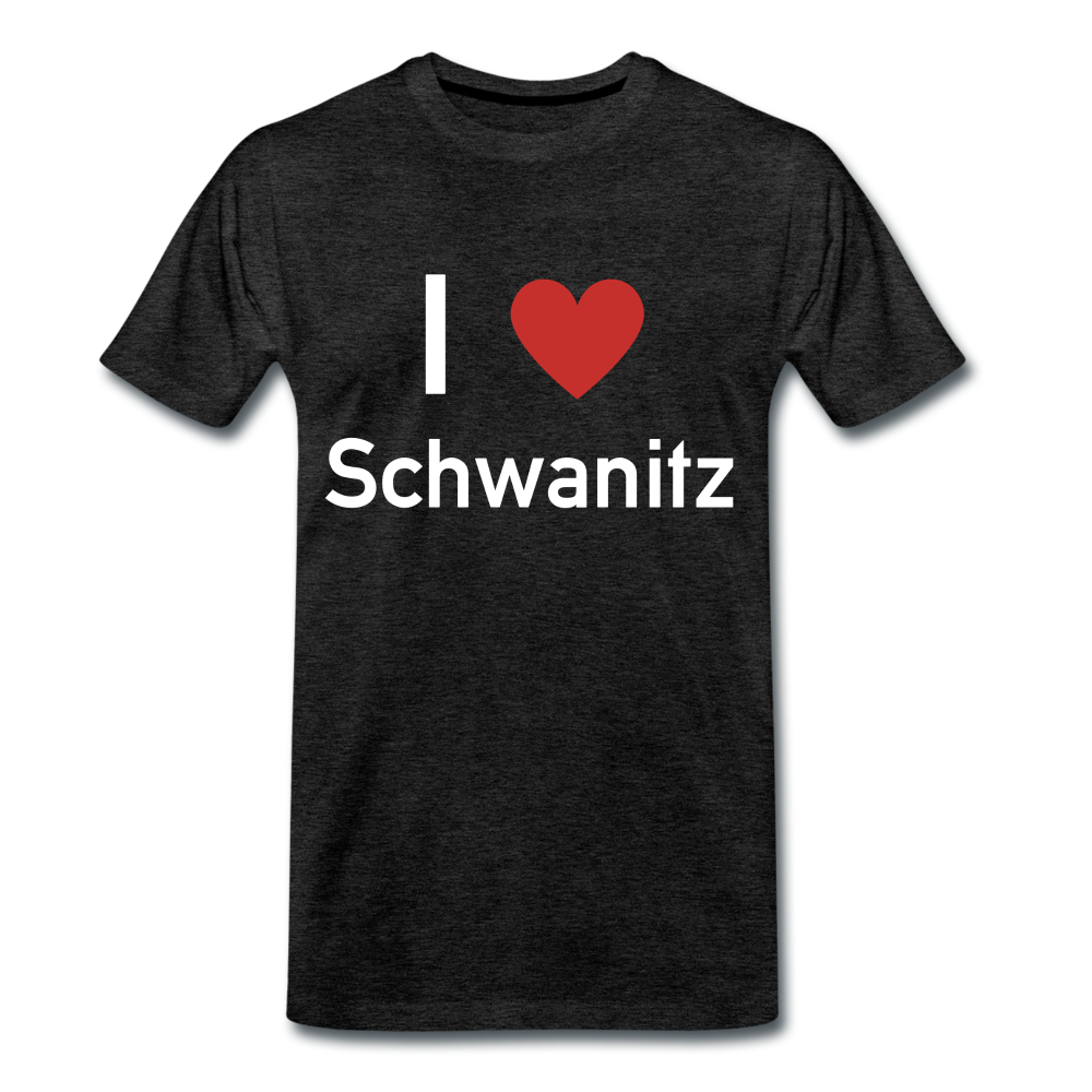 I LOVE SCHWANITZ HERREN SHIRT - Anthrazit