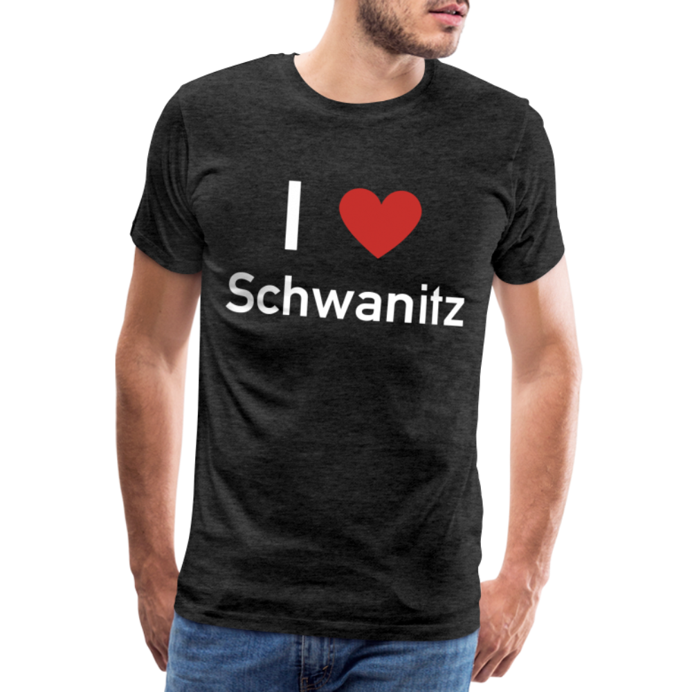 I LOVE SCHWANITZ HERREN SHIRT - Anthrazit
