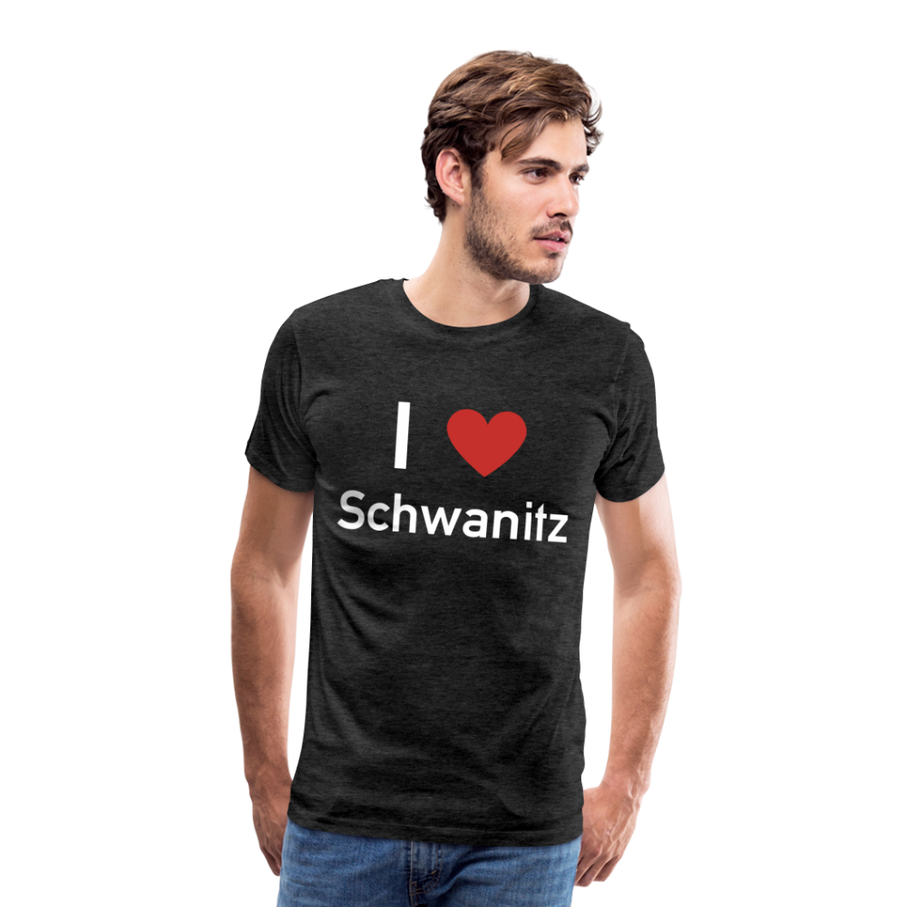 I LOVE SCHWANITZ HERREN SHIRT - Anthrazit