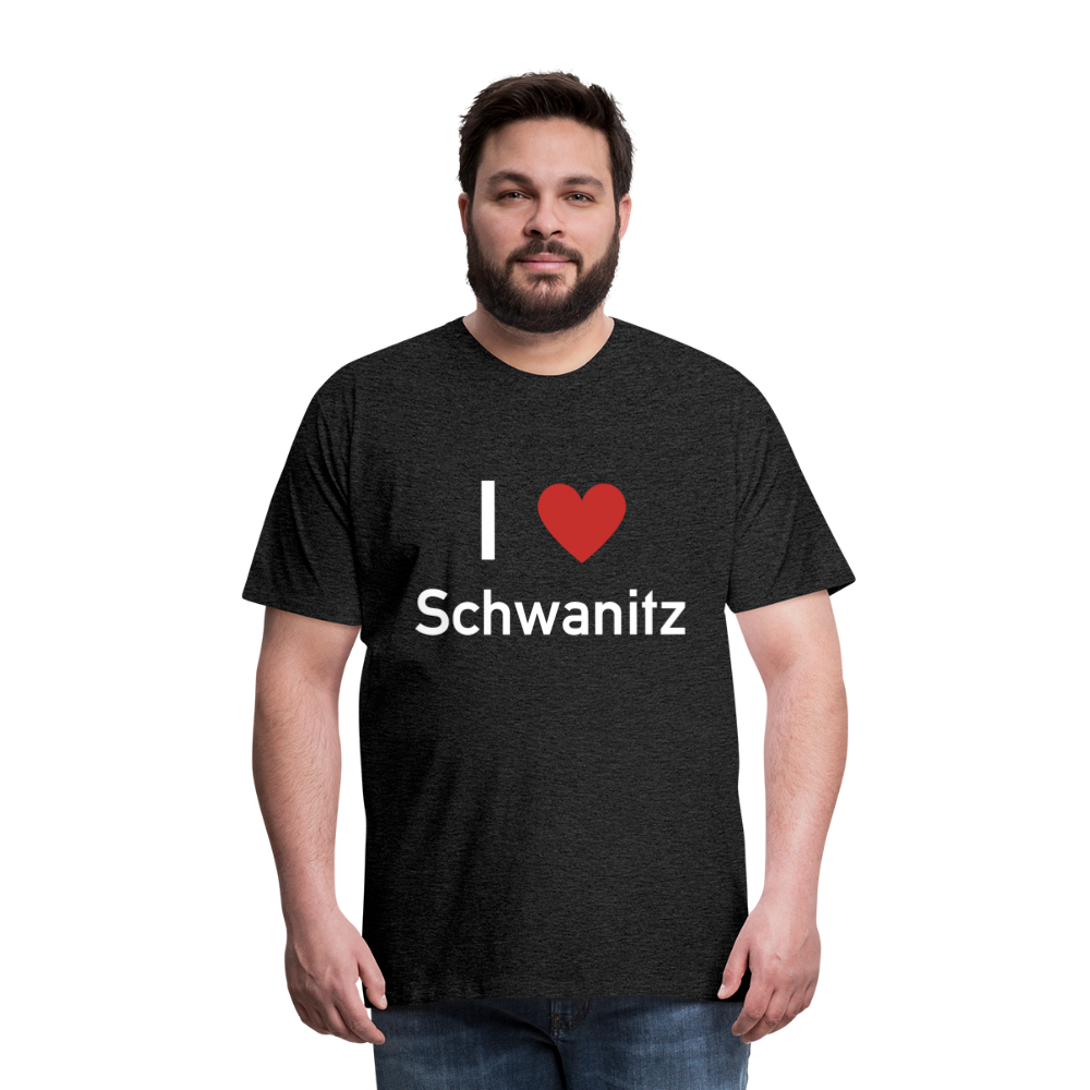 I LOVE SCHWANITZ HERREN SHIRT - Anthrazit