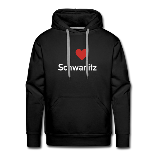I LOVE SCHWANITZ HERREN HOODIE - Schwarz