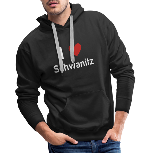 I LOVE SCHWANITZ HERREN HOODIE - Schwarz