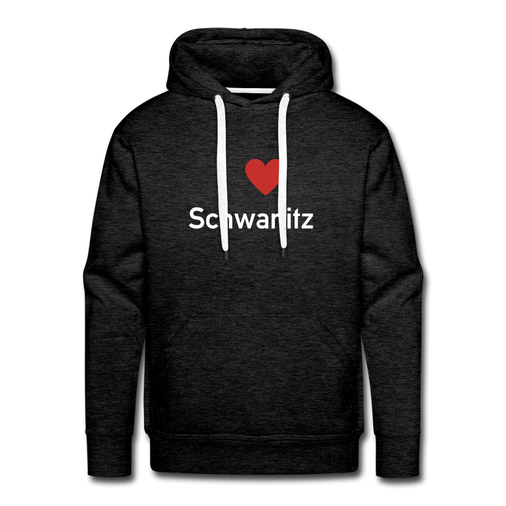 I LOVE SCHWANITZ HERREN HOODIE - Anthrazit