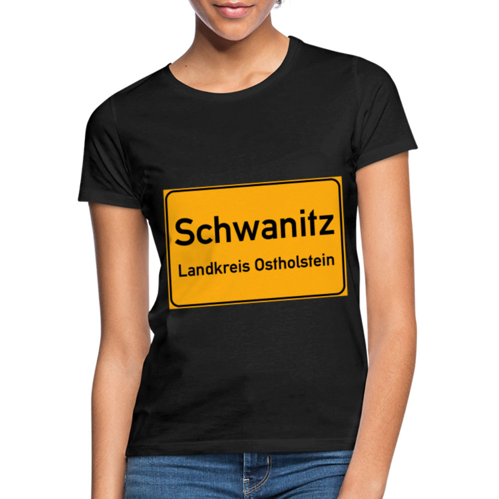 SCHWANITZ DAMEN-SHIRT - Schwarz
