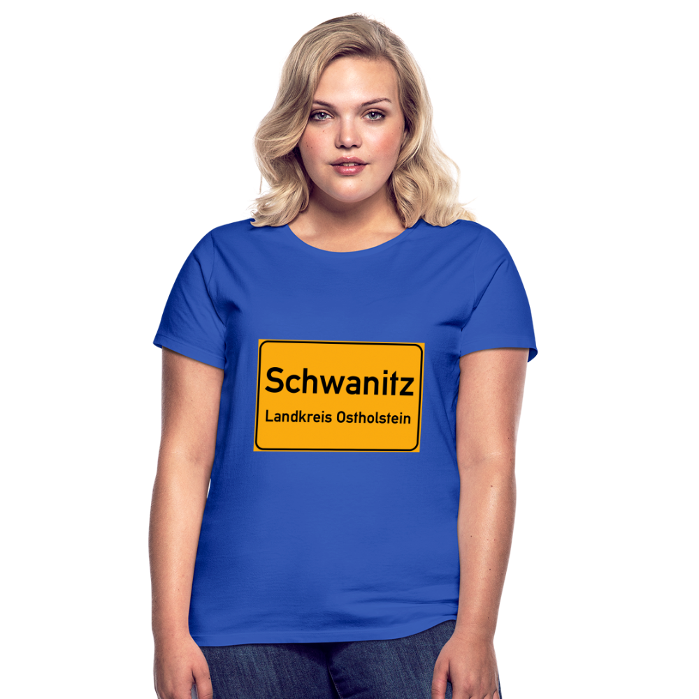 SCHWANITZ DAMEN-SHIRT - Royalblau