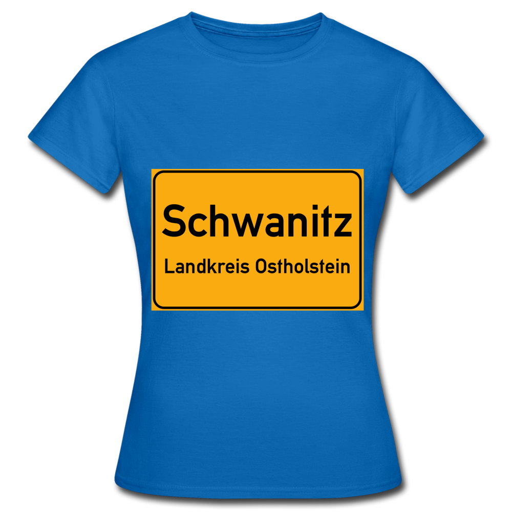 SCHWANITZ DAMEN-SHIRT - Royalblau