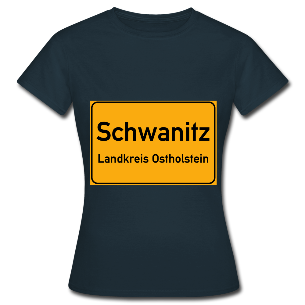 SCHWANITZ DAMEN-SHIRT - Navy