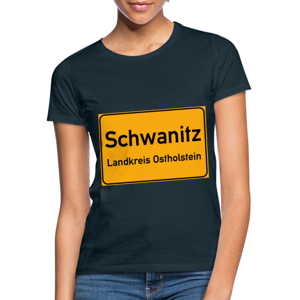 SCHWANITZ DAMEN-SHIRT - Navy