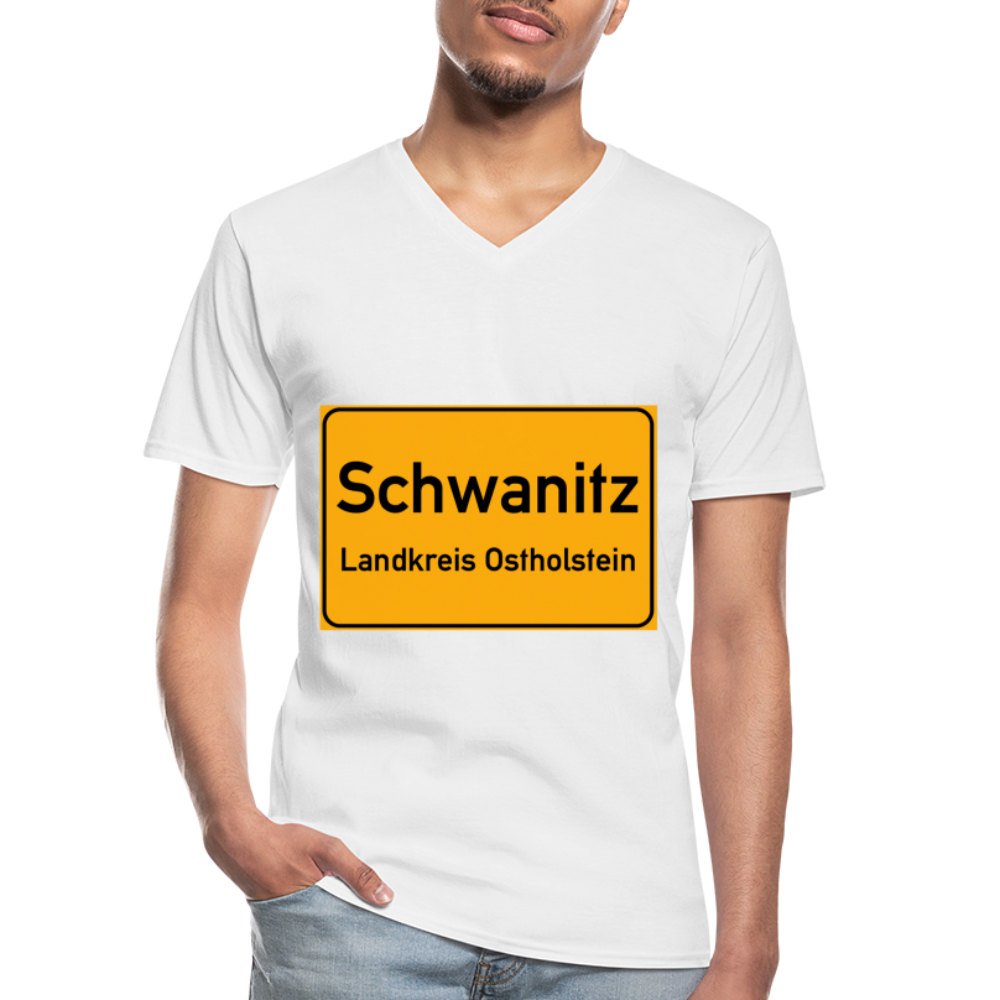 SCHWANITZ HERREN-SHIRT - Weiß