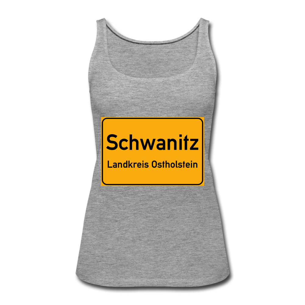 SCHWANITZ DAMEN-TANK-TOP - Grau meliert