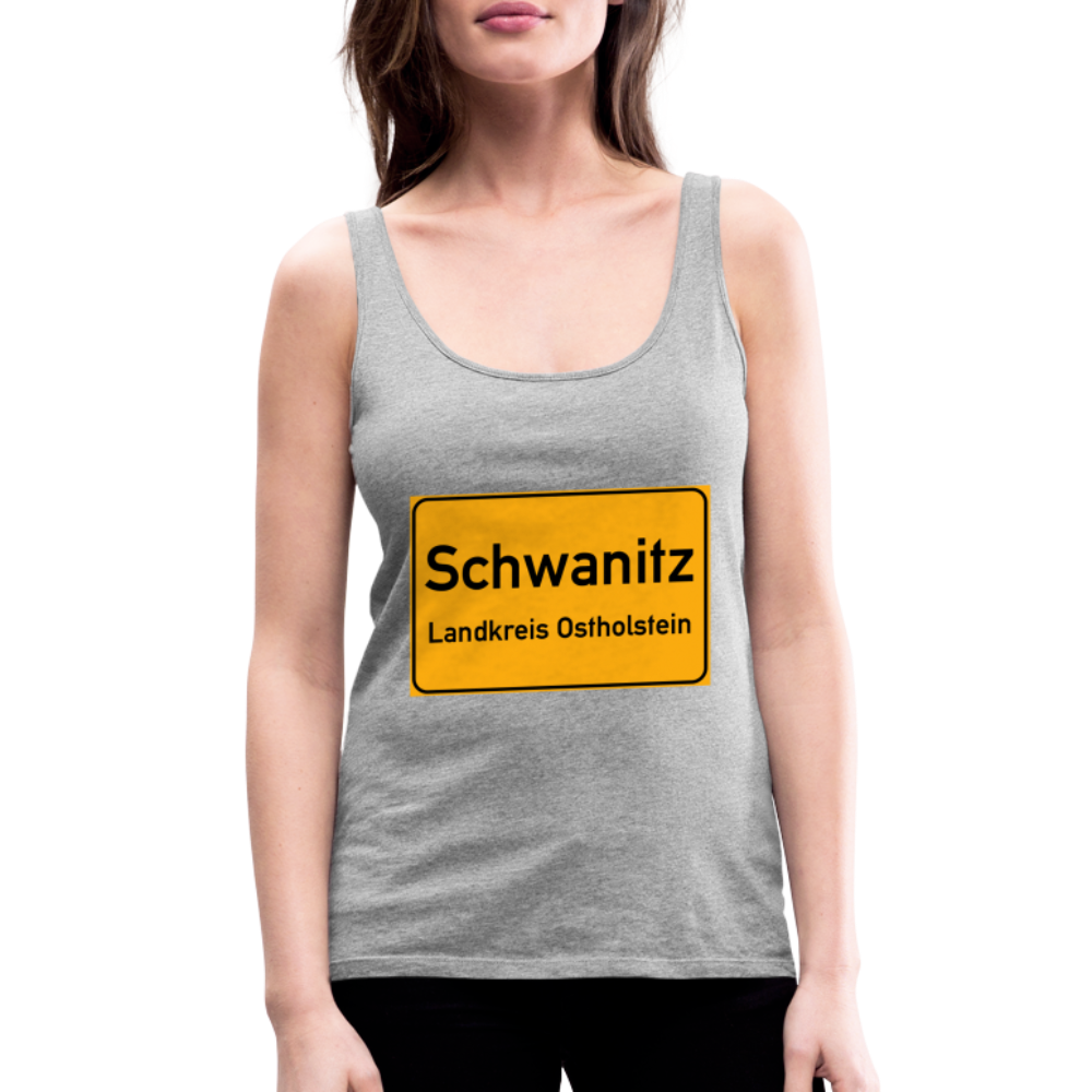SCHWANITZ DAMEN-TANK-TOP - Grau meliert