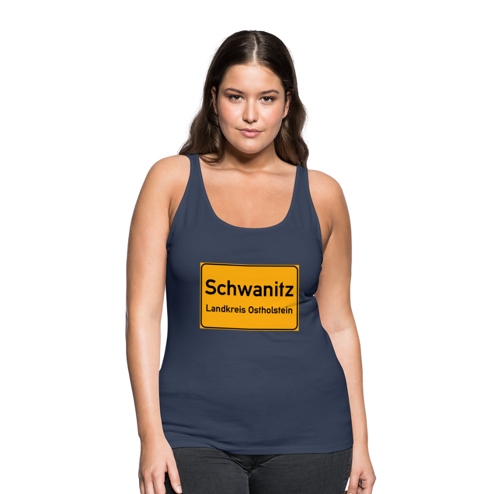 SCHWANITZ DAMEN-TANK-TOP - Navy