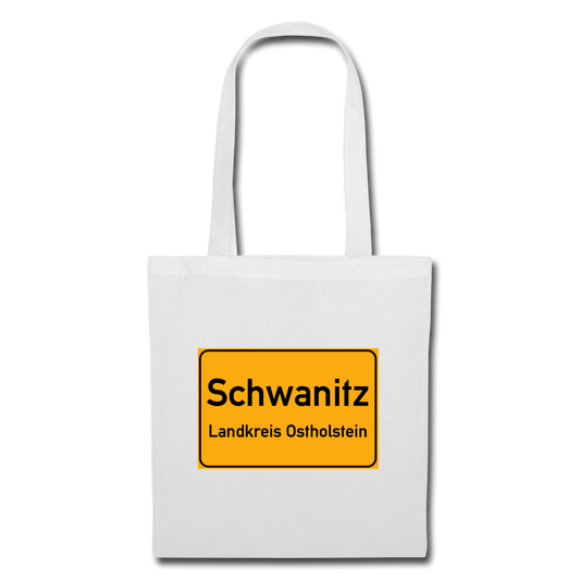 SCHWANITZ STOFFBEUTEL - Weiß
