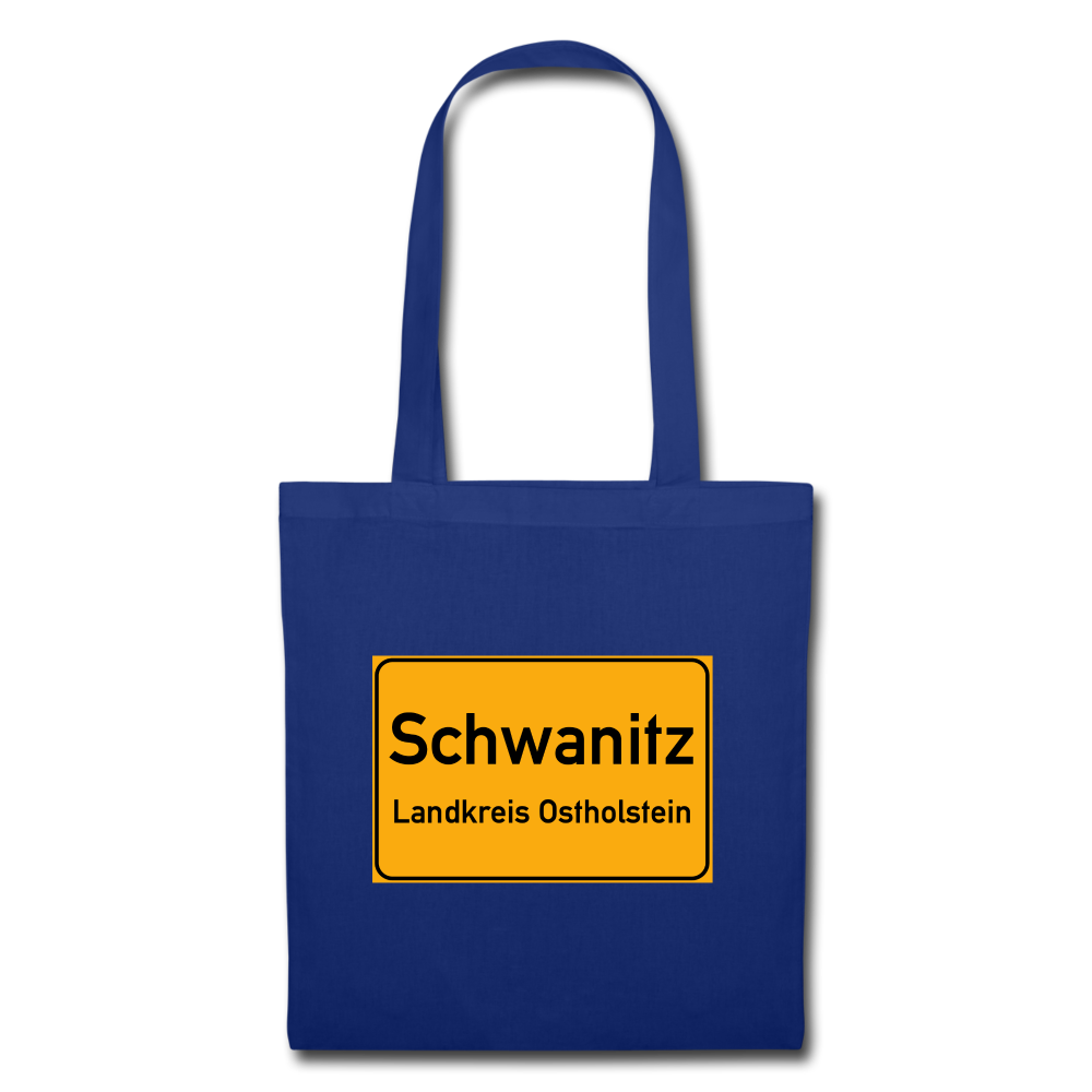SCHWANITZ STOFFBEUTEL - Royalblau