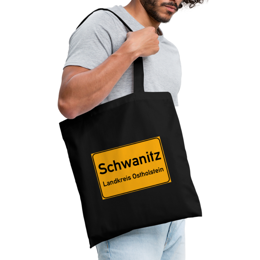 SCHWANITZ STOFFBEUTEL - Schwarz