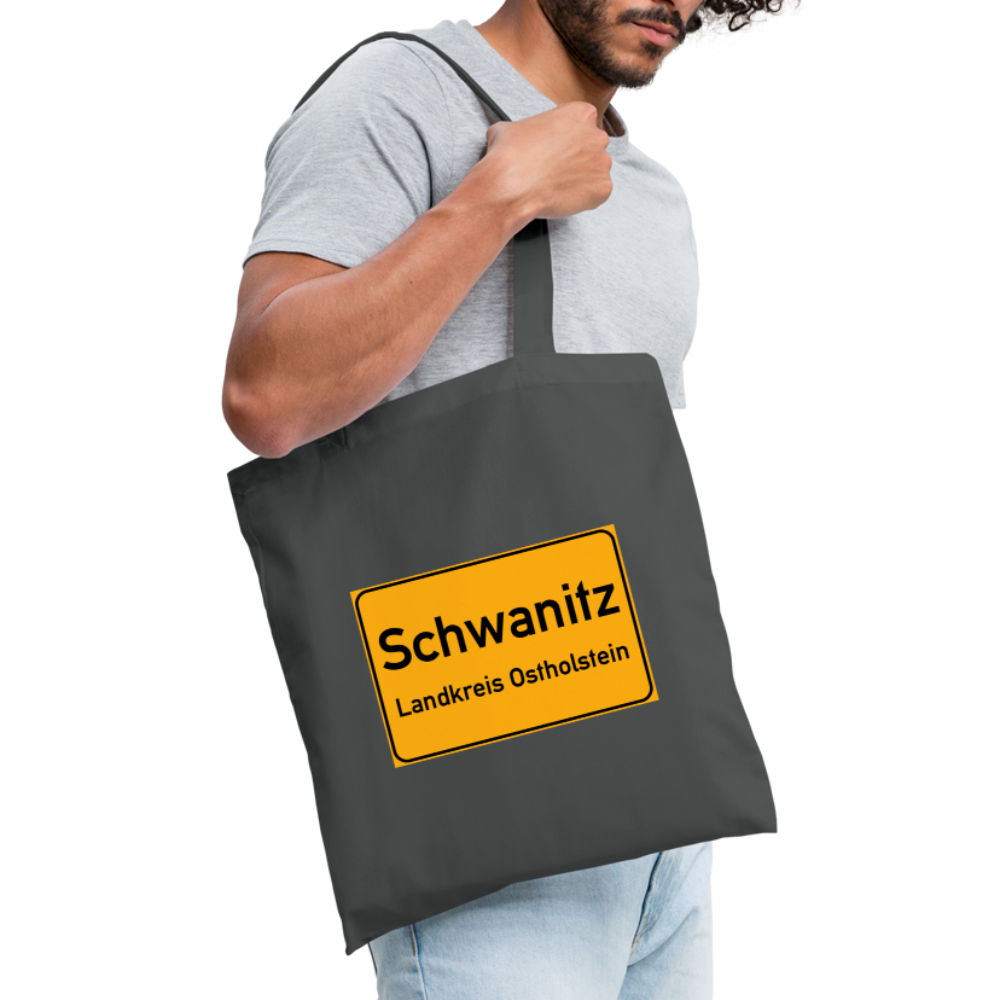 SCHWANITZ STOFFBEUTEL - Graphite