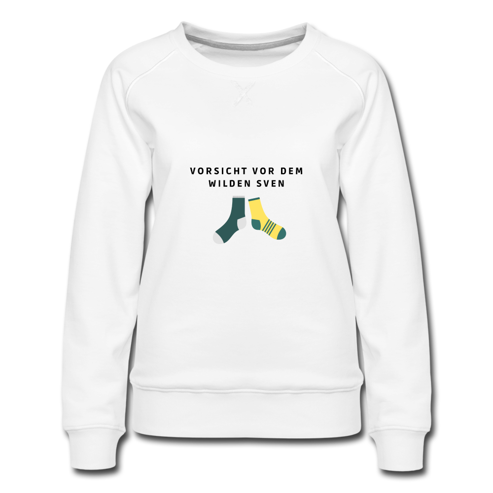 Wilder Sven Damen-Pullover - Weiß