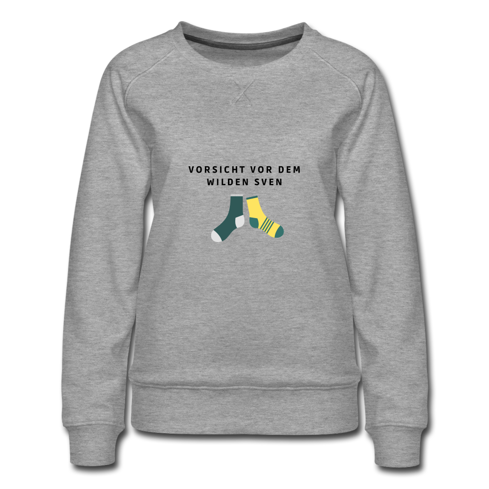 Wilder Sven Damen-Pullover - Grau meliert