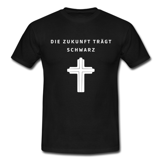 Die Zukunft trägt Schwarz Herren-Shirt - Schwarz
