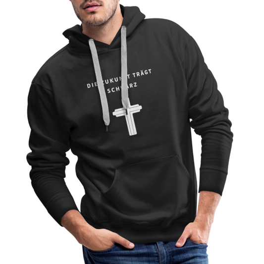 Die Zukunft trägt Schwarz Herren-Hoodie - Schwarz