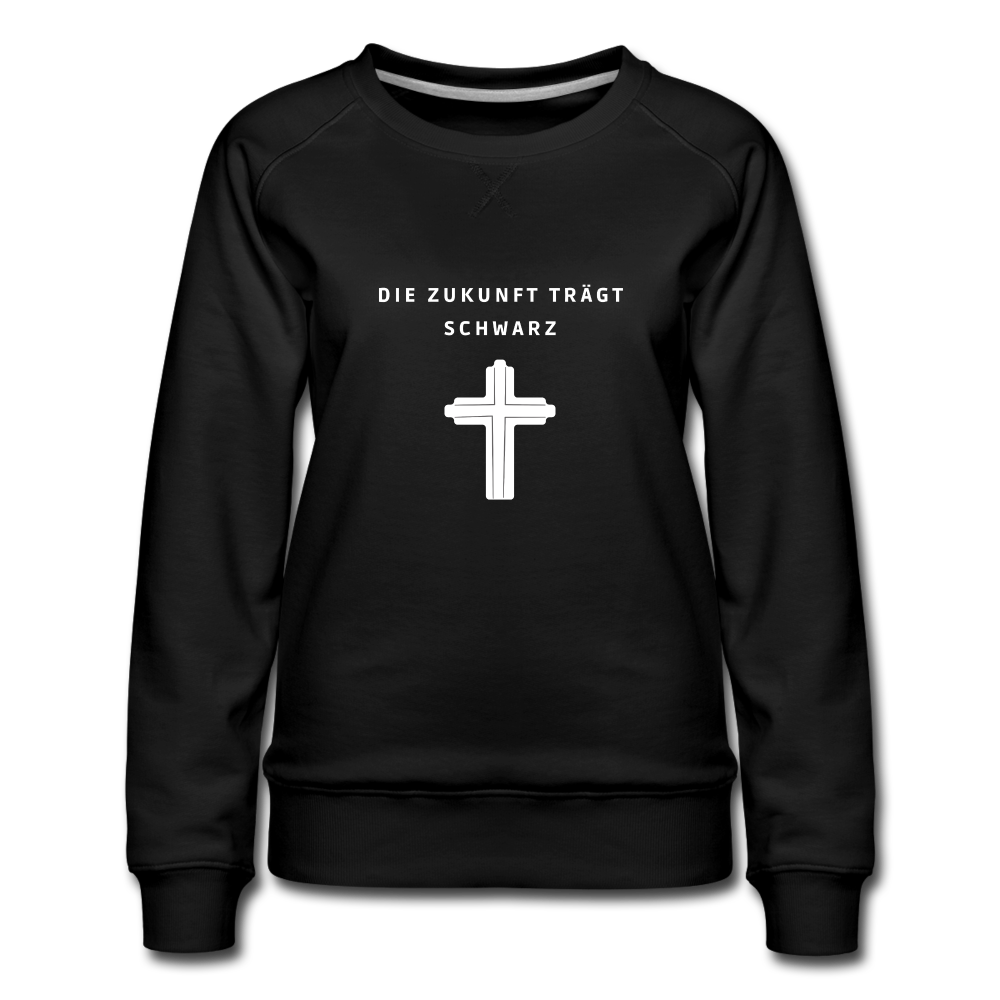 Die Zukunft trägt Schwarz Damen-Pullover - Schwarz