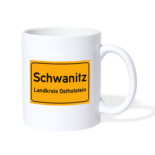 Schwanitz Tasse - Weiß