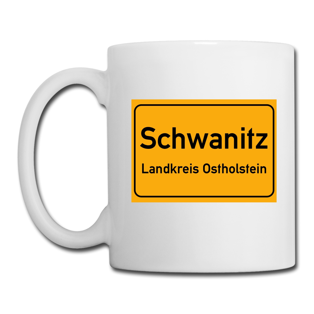 Schwanitz Tasse - Weiß
