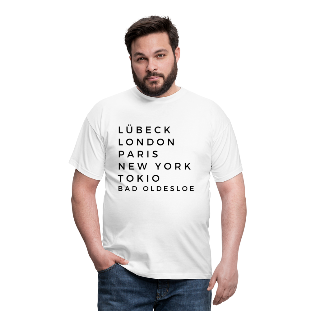 Bad Oldesloe Herren-Shirt - Weiß