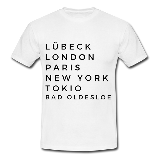 Bad Oldesloe Herren-Shirt - Weiß
