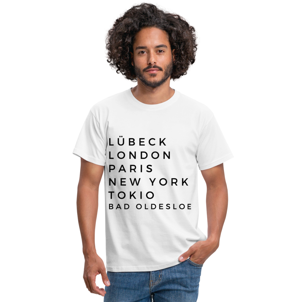 Bad Oldesloe Herren-Shirt - Weiß