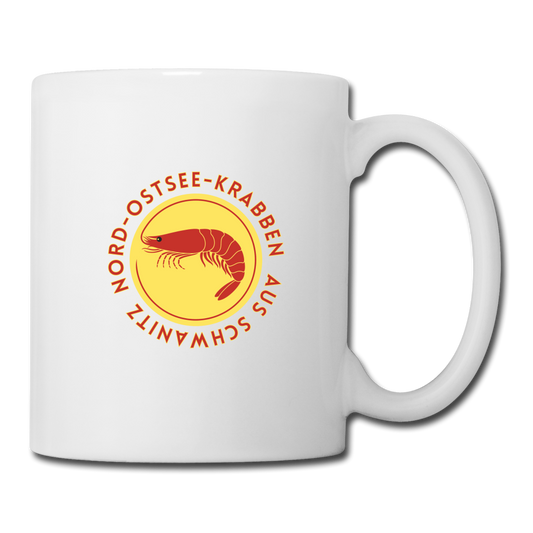 Krabben Tasse - Weiß