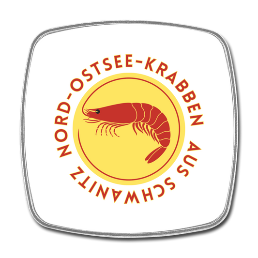 Krabben Kühlschrankmagnet - Weiß