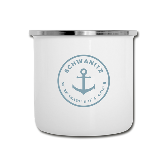 Emaille-Tasse - Weiß