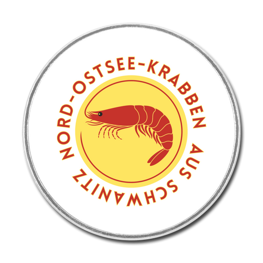 Runder Kühlschrankmagnet - Weiß