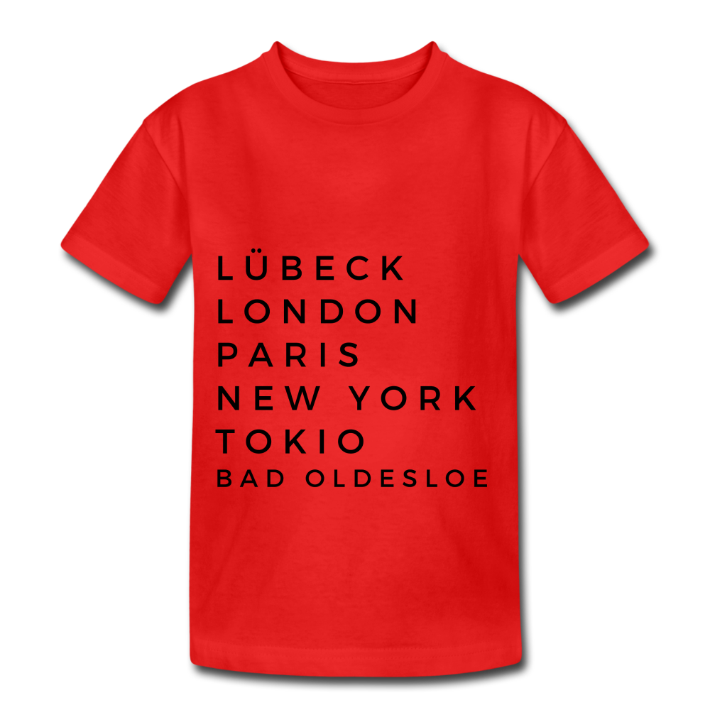 Kinder Tshirt Bad Oldesloe - Rot