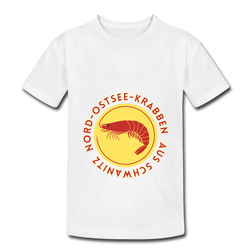 Krabben Kinder T-Shirt - Weiß