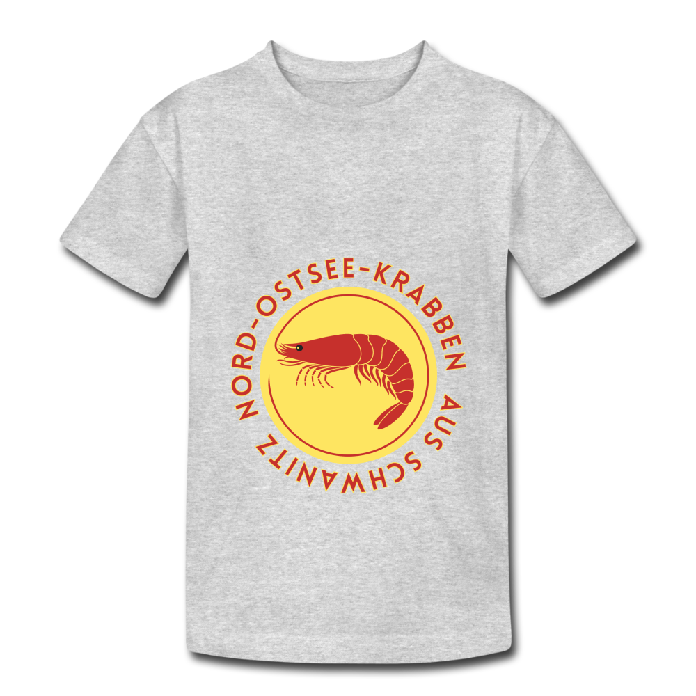 Krabben Kinder T-Shirt - Grau meliert