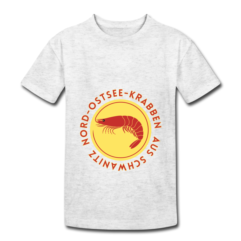 Krabben Kinder T-Shirt - Weiß meliert