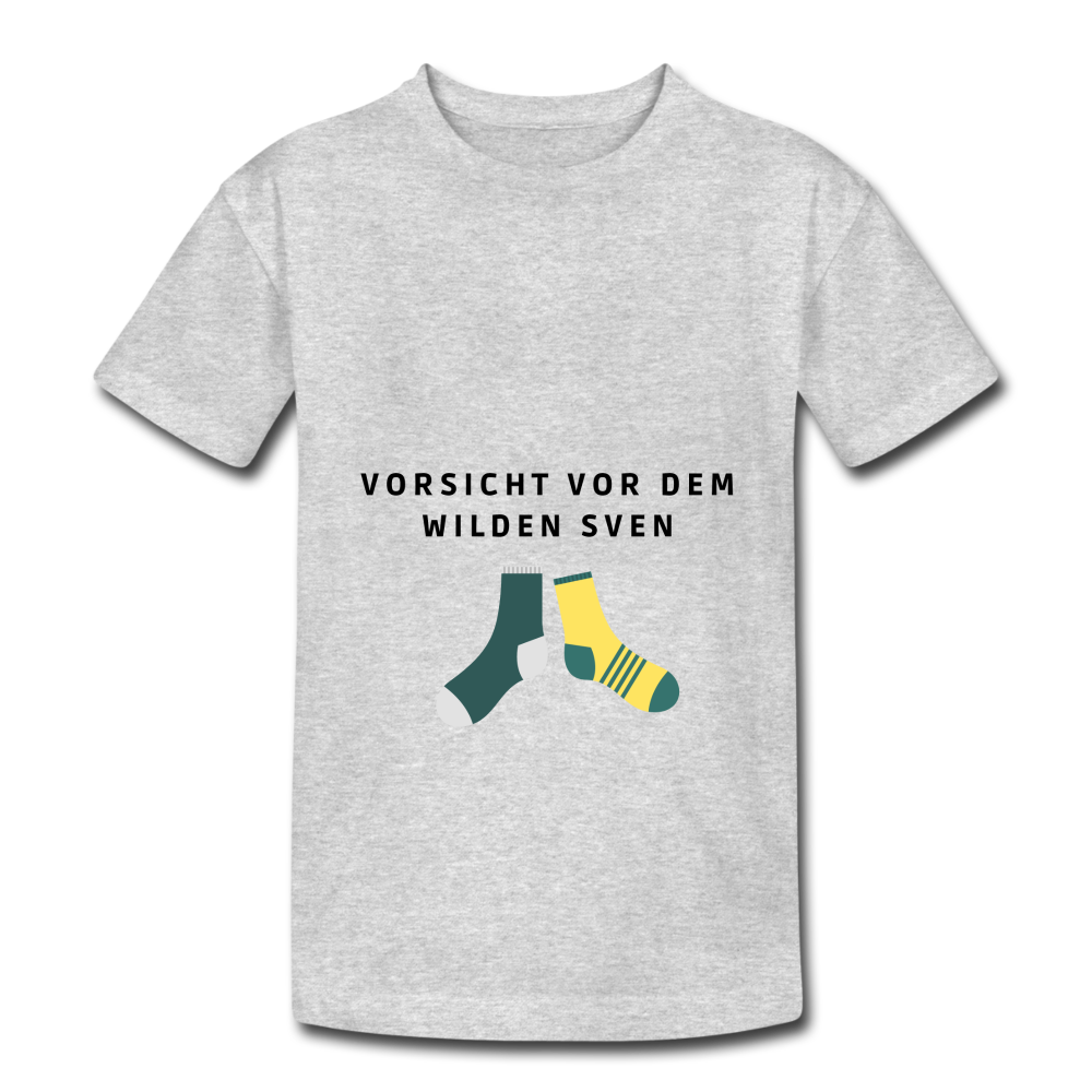 Kinder Tshirt Wilder Sven - Grau meliert