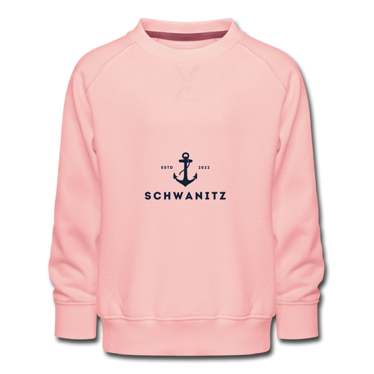 Schwanitz Logo Kinder-Pullover - Kristallrosa