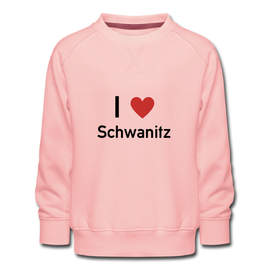 I love Schwanitz Kinder-Pullover - Kristallrosa