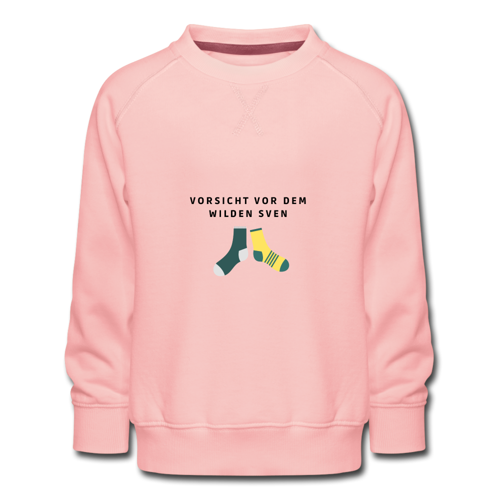 Wilder Sven Kinder-Pullover - Kristallrosa