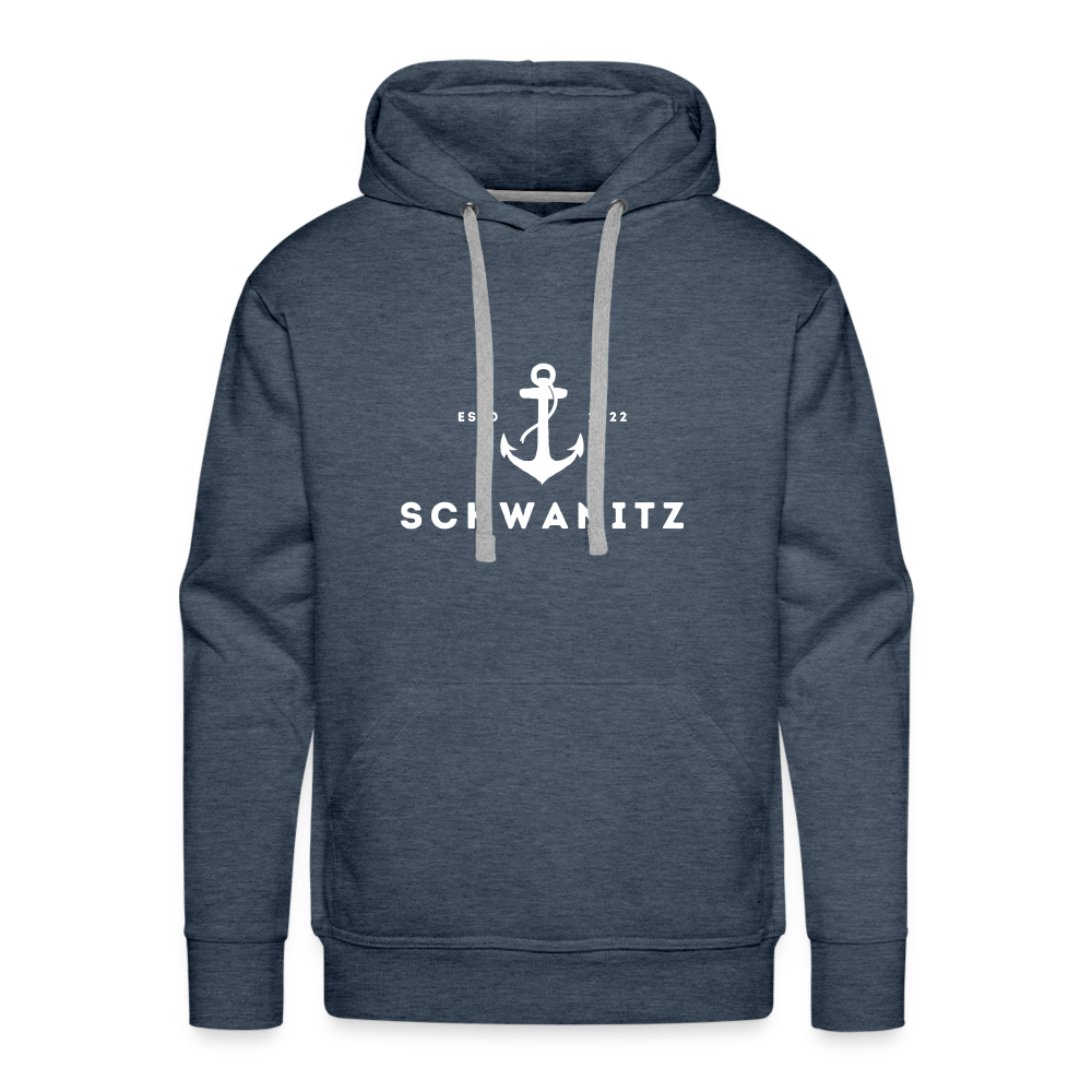 Men’s Premium Hoodie - Jeansblau