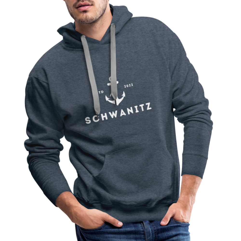 Men’s Premium Hoodie - Jeansblau