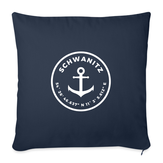 Sofakissen mit Füllung 44 x 44 cm - Navy