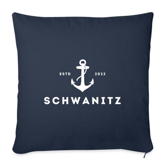 Sofakissen mit Füllung 44 x 44 cm - Navy